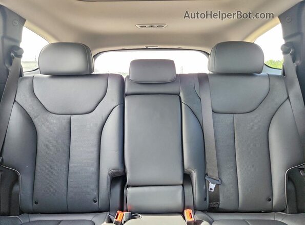 5NMS34AJ9NH433113 2022 HYUNDAI SANTA Black Vista de los asientos traseros