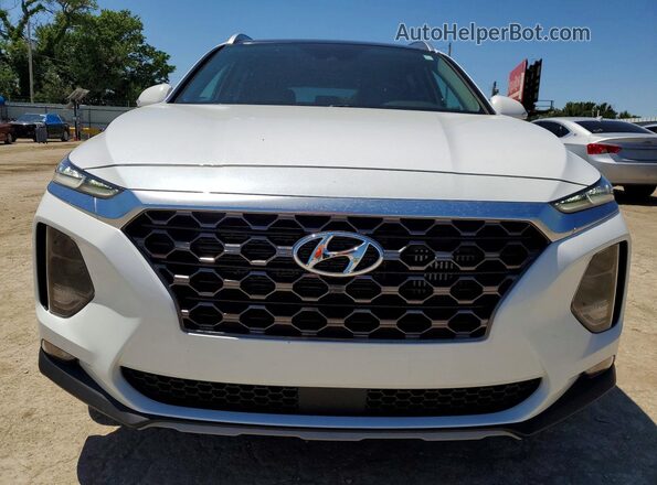 5NMS3CAA2LH299570 2020 HYUNDAI SANTA White Widok z przodu
