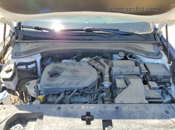 5NMS3CAA2LH299570 2020 HYUNDAI SANTA White Widok komory silnika