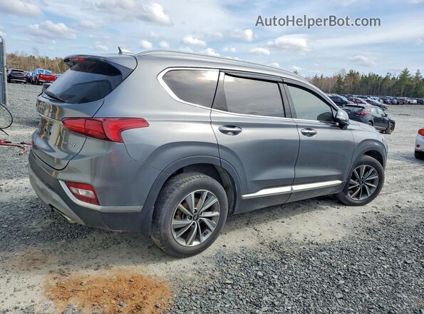 5NMS3CAA6KH042197 2019 HYUNDAI SANTA Серый Задняя правая четверть