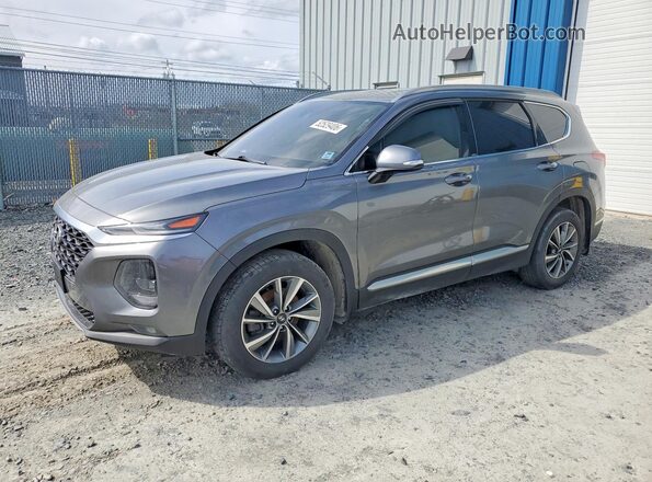 5NMS3CAA6KH042197 2019 HYUNDAI SANTA Серый Передняя левая четверть
