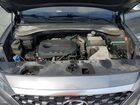 2019 Hyundai Santa Fe Sel Серый vin: 5NMS3CAA6KH042197