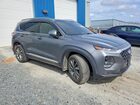 2019 Hyundai Santa Fe Sel Серый vin: 5NMS3CAA6KH042197