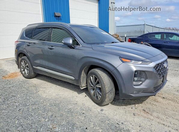 5NMS3CAA6KH042197 2019 HYUNDAI SANTA Серый Передняя правая четверть