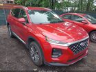 2019 Hyundai Santa Fe Sel Plus Красный vin: 5NMS3CAD0KH041198