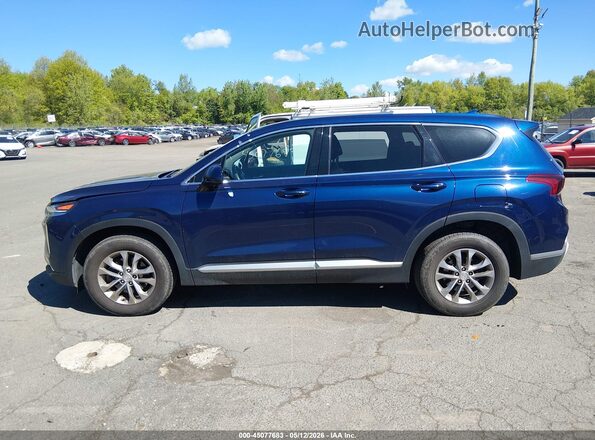 5NMS3CAD1KH049617 2019 HYUNDAI SANTA FE Синий Панорамный вид салона 360°