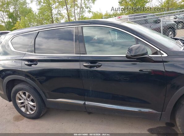 5NMS3CAD1KH119360 2019 HYUNDAI SANTA FE Black Սալոնի հետևի տեսք