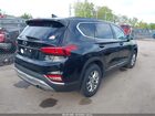 2019 Hyundai Santa Fe Sel Black vin: 5NMS3CAD1KH119360