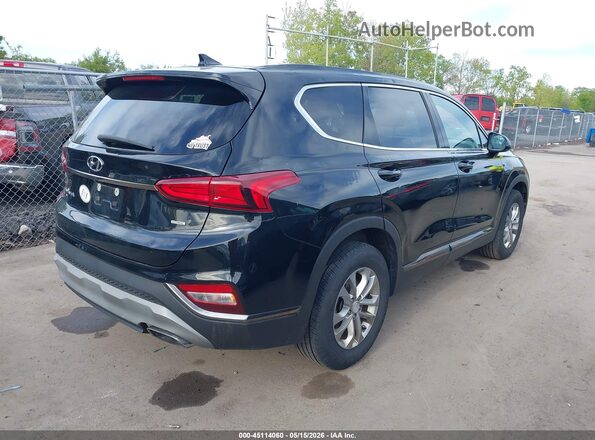 5NMS3CAD1KH119360 2019 HYUNDAI SANTA FE Black Հետևի աջ