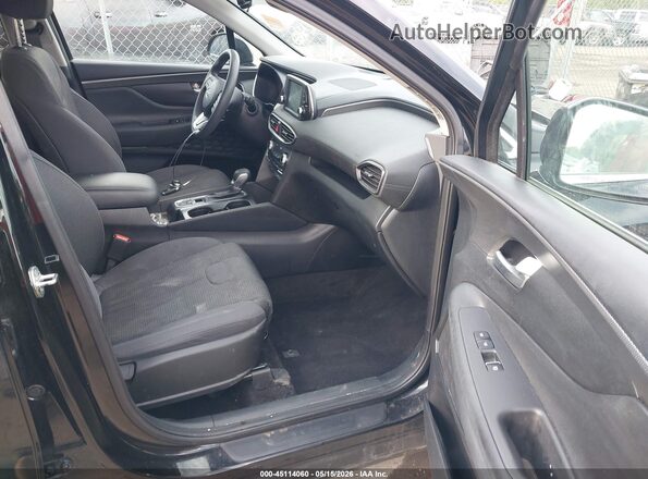 5NMS3CAD1KH119360 2019 HYUNDAI SANTA FE Black Սալոնի դիմացի տեսք