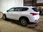 2020 Hyundai Santa Fe Sel White vin: 5NMS3CAD1LH286965