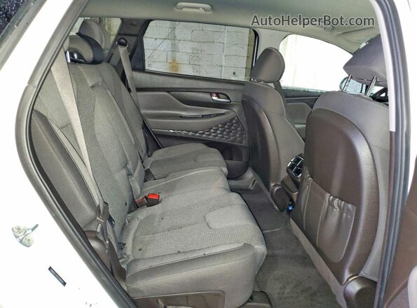 5NMS3CAD1LH286965 2020 HYUNDAI SANTA White Rear interior view