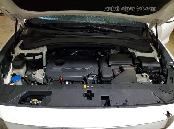 5NMS3CAD1LH286965 2020 HYUNDAI SANTA White Engine compartment view