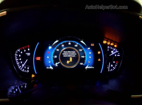 5NMS3CAD1LH286965 2020 HYUNDAI SANTA White Instrument cluster view