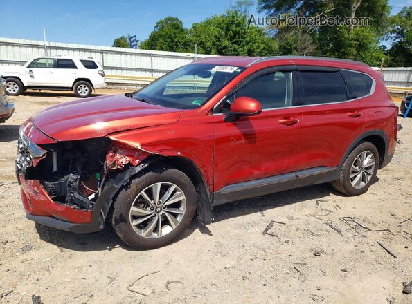 5NMS3CAD2KH029151 2019 HYUNDAI SANTA Orange Przód lewy