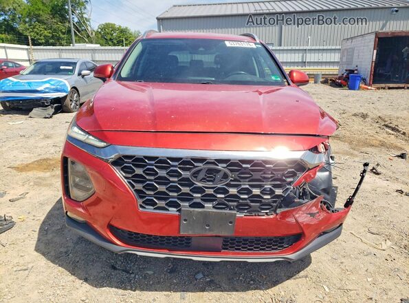 5NMS3CAD2KH029151 2019 HYUNDAI SANTA Orange Widok z przodu