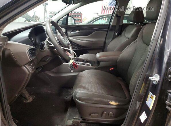 5NMS3CAD2LH216682 2020 HYUNDAI SANTA Gray Widok wnętrza z przodu