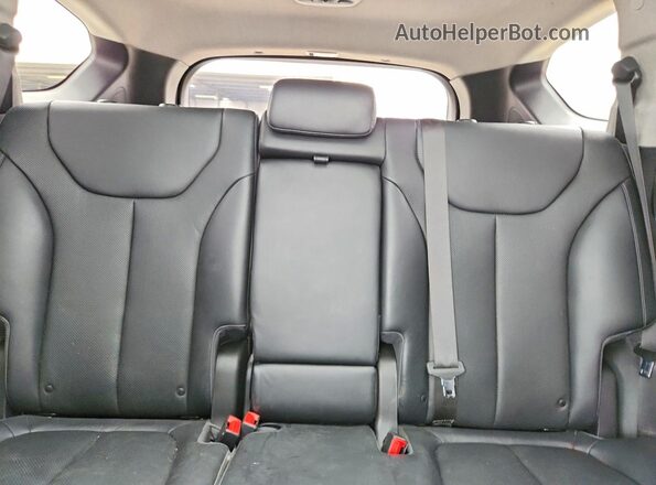 5NMS3CAD2LH275540 2020 HYUNDAI SANTA Silver უკანა სავარძლების ხედი