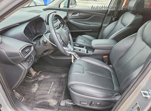 5NMS3CAD2LH275540 2020 HYUNDAI SANTA Silver წინა სალონის ხედი