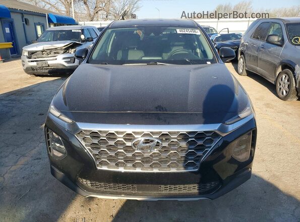5NMS3CAD3LH225164 2020 HYUNDAI SANTA Black Widok z przodu