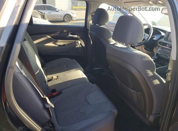 5NMS3CAD3LH225164 2020 HYUNDAI SANTA Black Widok wnętrza z tyłu