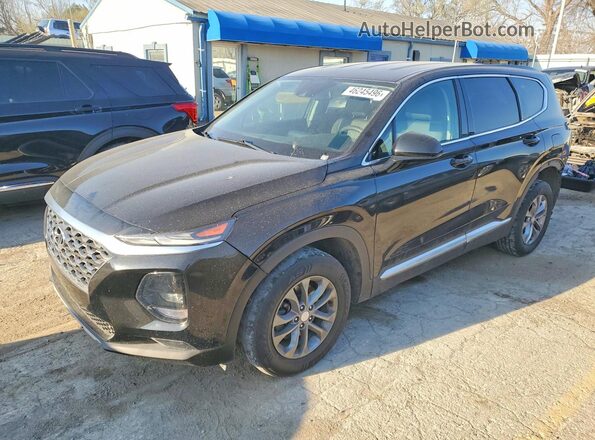 5NMS3CAD3LH225164 2020 HYUNDAI SANTA Black Przód lewy