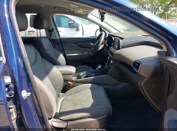 5NMS3CAD3LH232700 2020 HYUNDAI SANTA FE Dark Blue Front interior view
