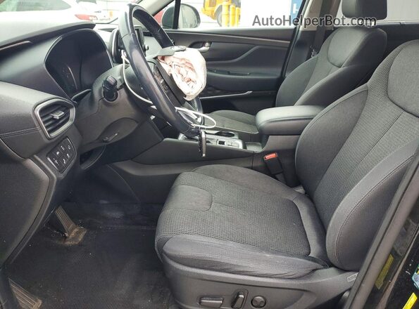 5NMS3CAD7KH004522 2019 HYUNDAI SANTA Черный Вид салона спереди
