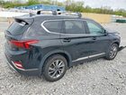2019 Hyundai Santa Fe Sel Plus 2.4l Черный vin: 5NMS3CAD7KH004522