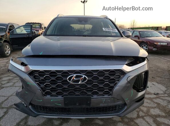 5NMS3CAD7LH167303 2020 HYUNDAI SANTA Серый Вид спереди