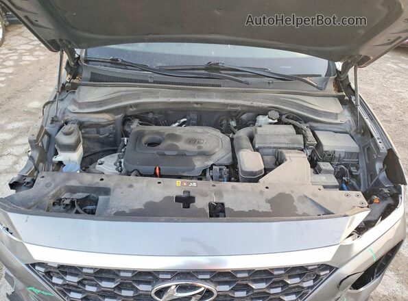 5NMS3CAD7LH167303 2020 HYUNDAI SANTA Серый Вид подкапотного пространства