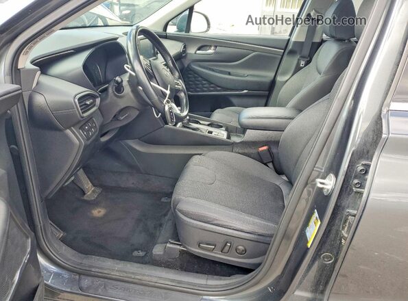 5NMS3CAD7LH195439 2020 HYUNDAI SANTA Серый Вид салона спереди