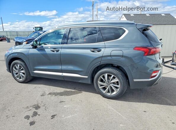 5NMS3CAD7LH195439 2020 HYUNDAI SANTA Серый Задняя левая четверть