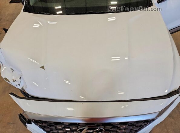 5NMS3CAD8KH070738 2019 HYUNDAI SANTA Белый Вид подкапотного пространства
