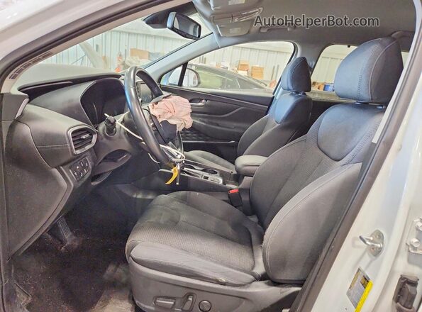 5NMS3CAD8KH070738 2019 HYUNDAI SANTA Белый Вид салона спереди