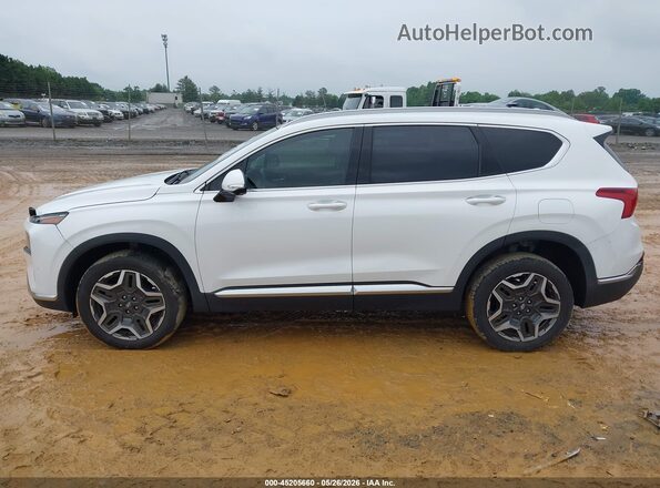 5NMS3DA18PH001499 2023 HYUNDAI SANTA FE HYBRID White Widok wnętrza 360 stopni