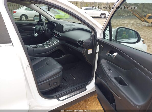 5NMS3DA18PH001499 2023 HYUNDAI SANTA FE HYBRID White Widok wnętrza z przodu
