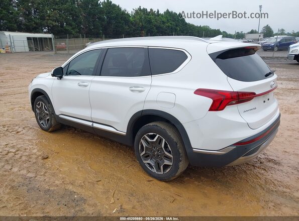 5NMS3DA18PH001499 2023 HYUNDAI SANTA FE HYBRID White Tył lewy