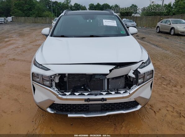 5NMS3DA18PH001499 2023 HYUNDAI SANTA FE HYBRID White Widok z przodu