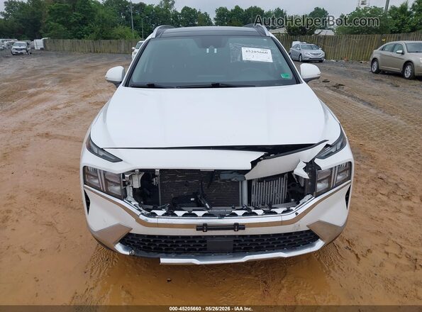 5NMS3DA18PH001499 2023 HYUNDAI SANTA FE HYBRID White Widok zestawu wskaźników