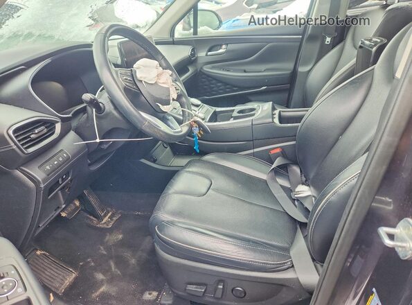 5NMS3DAJ2NH406271 2022 HYUNDAI SANTA Gray Front interior view