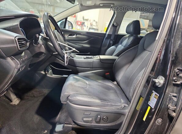 5NMS44AL0MH317022 2021 HYUNDAI SANTA Black Widok wnętrza z przodu