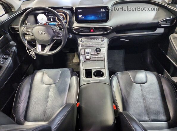 5NMS44AL0MH317022 2021 HYUNDAI SANTA Black Widok deski rozdzielczej