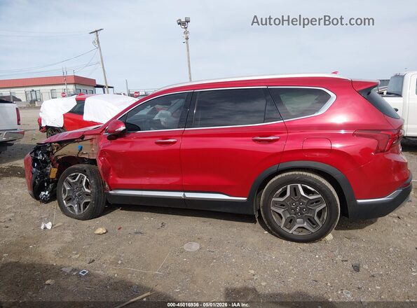 5NMS44AL2MH322268 2021 HYUNDAI SANTA FE Red სალონის 360-გრადუსიანი ხედი