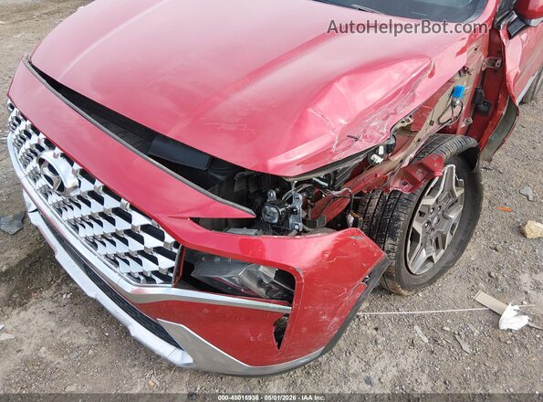 5NMS44AL2MH322268 2021 HYUNDAI SANTA FE Red 