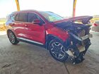 2022 Hyundai Santa Fe Limited Темно-бордовый vin: 5NMS44ALXNH440375