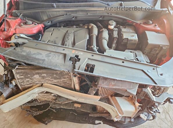 5NMS44ALXNH440375 2022 HYUNDAI SANTA Темно-бордовый Вид подкапотного пространства