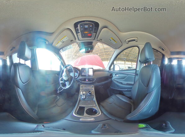 5NMS44ALXNH440375 2022 HYUNDAI SANTA Темно-бордовый Панорамный вид салона 360°