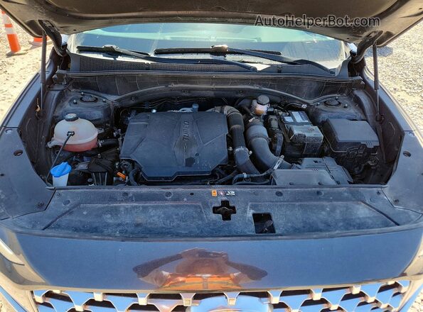 5NMS4DAL5NH457858 2022 HYUNDAI SANTA Gray Widok komory silnika