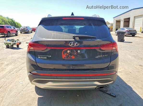 5NMS4DALXPH606932 2023 HYUNDAI SANTA Черный Вид сзади